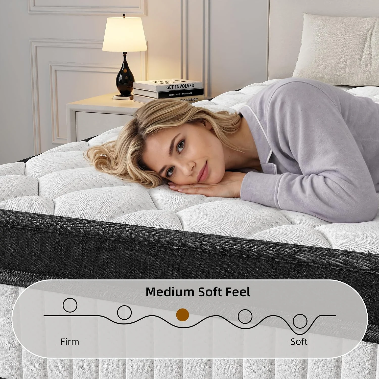 A Medium-Soft Feel That Cradles Without Sinking
